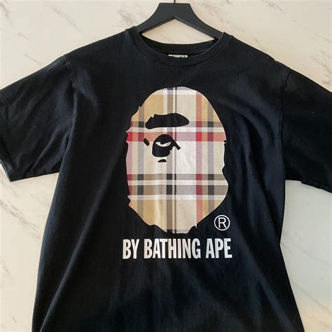 burberry x bape|bape tee stockx.